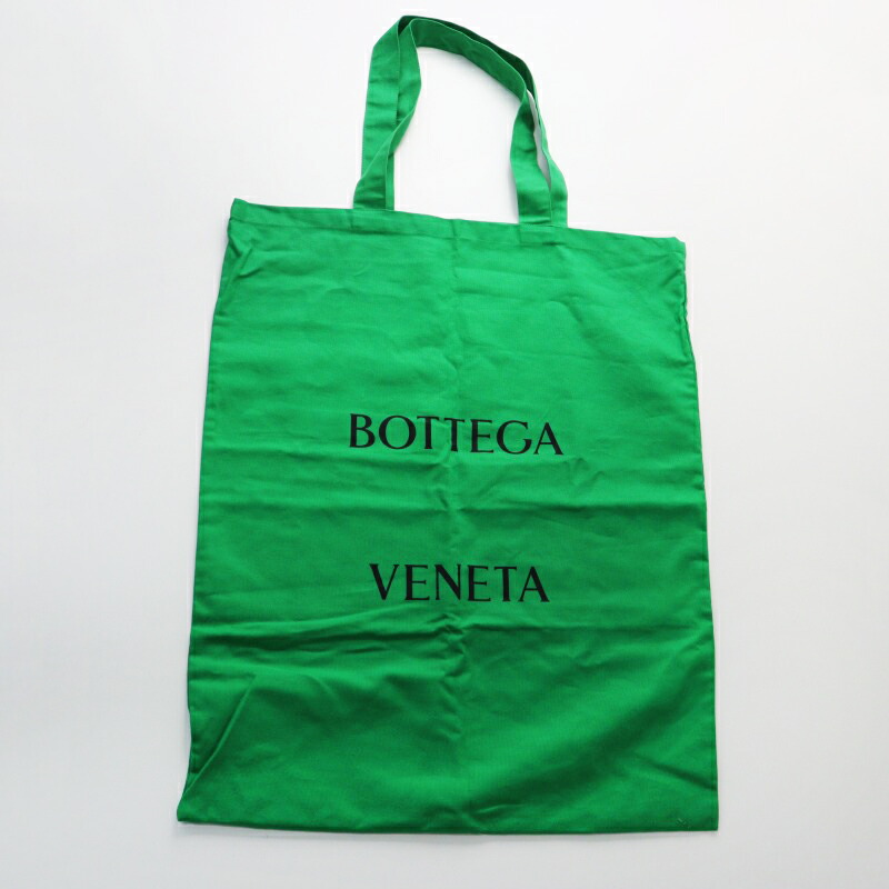 BOTTEGA VENETA エコバッグ グリーン キャンバス　ノベルティ 希少 限定 BOTTEGA VENETA ノベルティー トートバッグ エコ