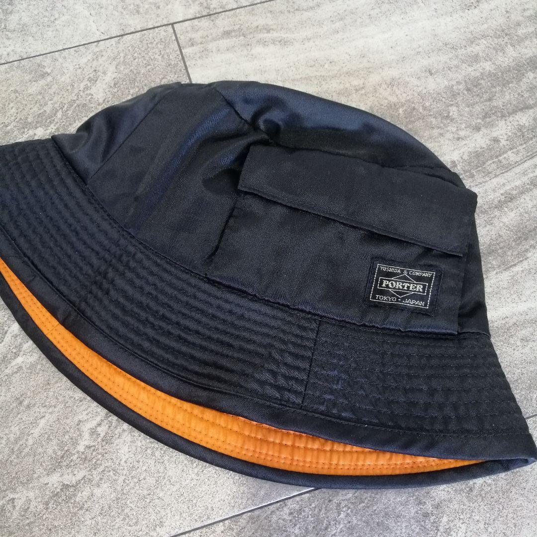 PORTER BEAMS 帽子 ハット 黒 タンカー バケットハット（PORTER