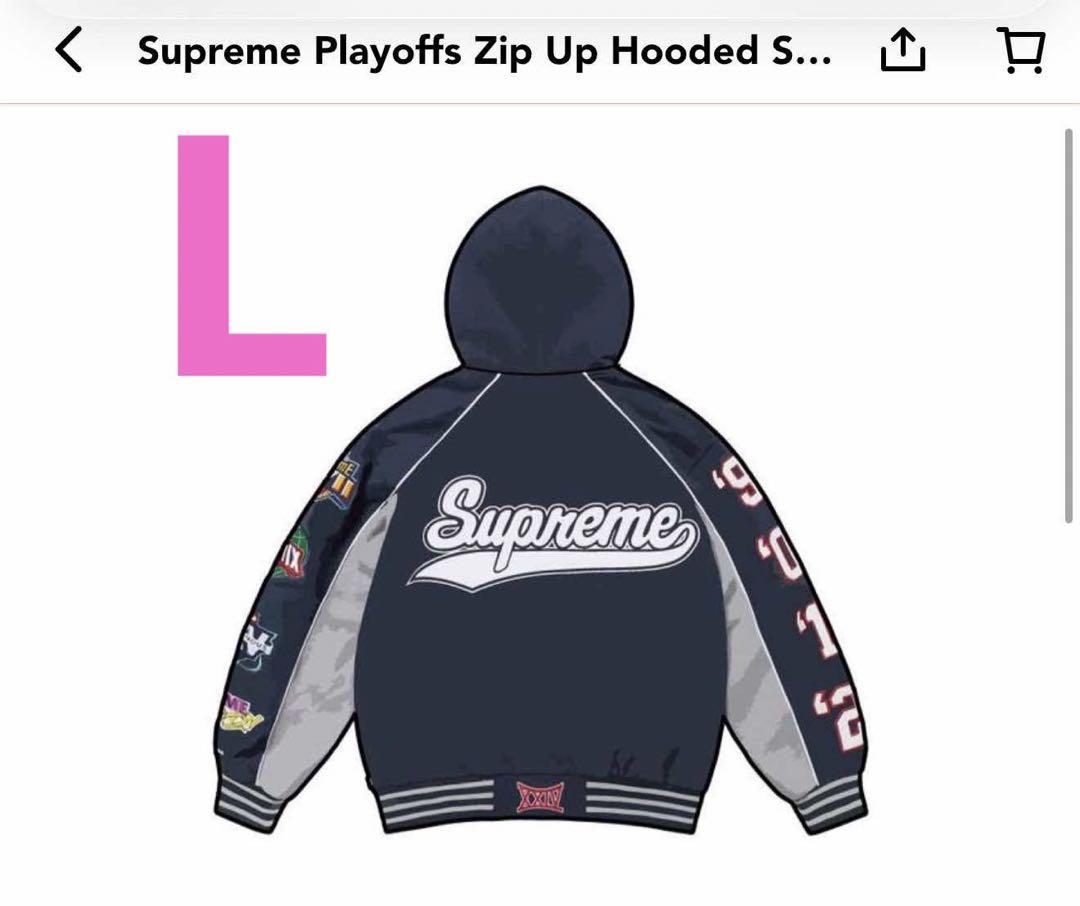 Supreme Playoffs Zip Up HoodedSweatshirt（Supreme Playoffs