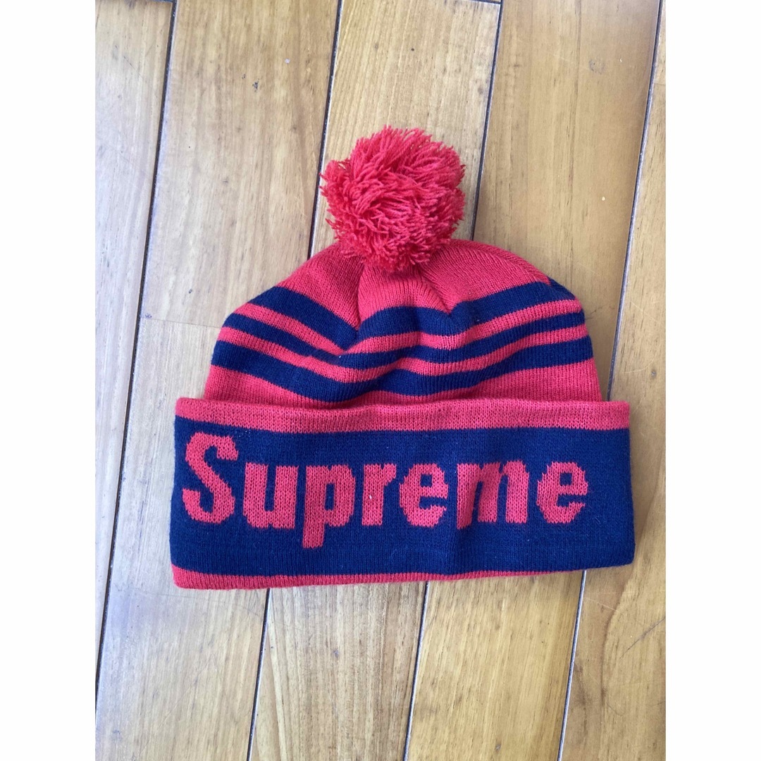 supreme ボンボンニット帽 SUPREME ポンポン付きニット帽