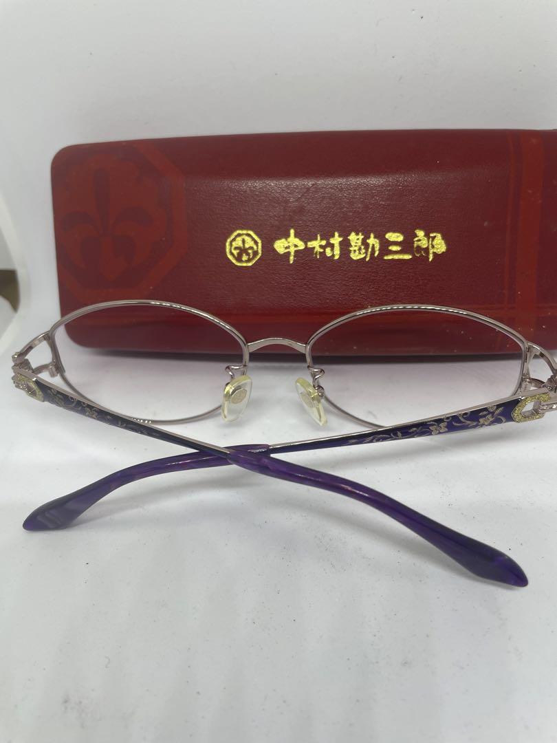 中村勘三郎　メガネフレーム　中古品　定価57,000円 中村勘三郎 メガネフレーム 中古品 定価57,000円 （中村勘三郎