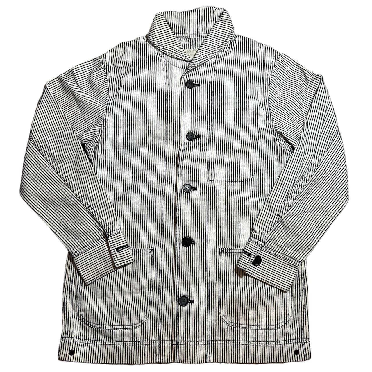 ✸GAP✸ダック地カバーオール✸襟コーデュロイ✸XLサイズ✸ヒッコリーストライプ GAP - 古着 ギャップ GAP ヒッコリーストライプ デニム