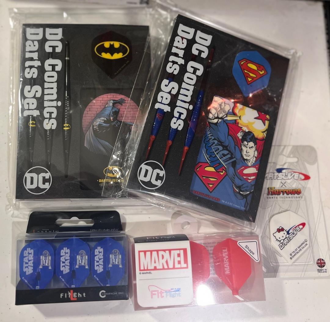 ダーツライブ　DC Comics & Marvel ダーツセット　おまけつき ダーツライブ DC Comics & Marvel ダーツセット おまけつき