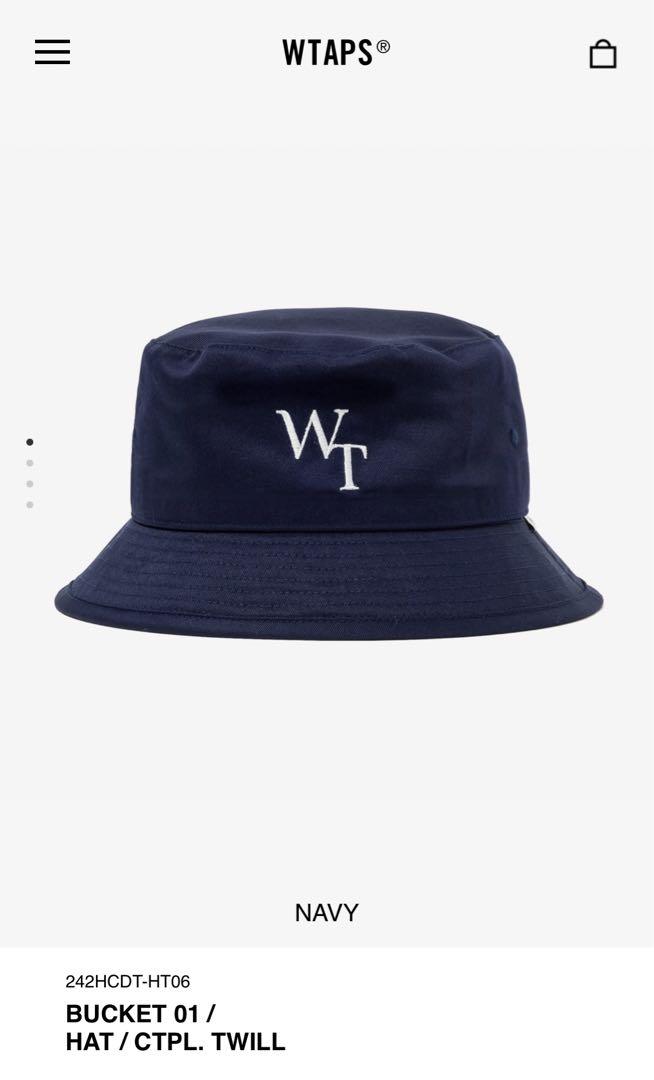 WTAPS バケットハット ネイビー XL WTAPS バケットハット BUCKET 01 NAVY XL（WTAPS BUCKET 01