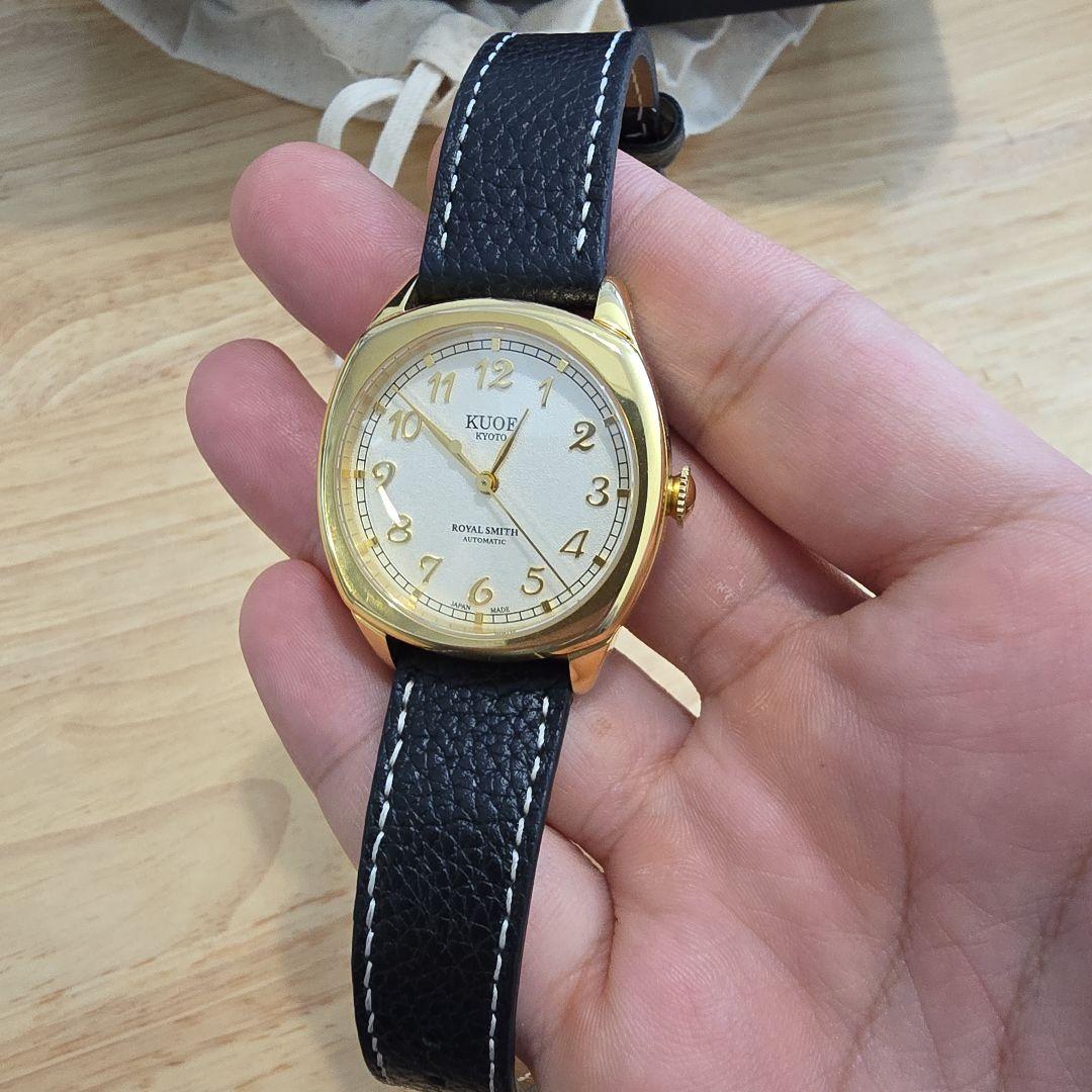kuoe  SMITH 90-008 ゴールド×ゴールド ROYAL SMITH 90-008 Gold Case with Gold Indices | Kuoe Kyoto