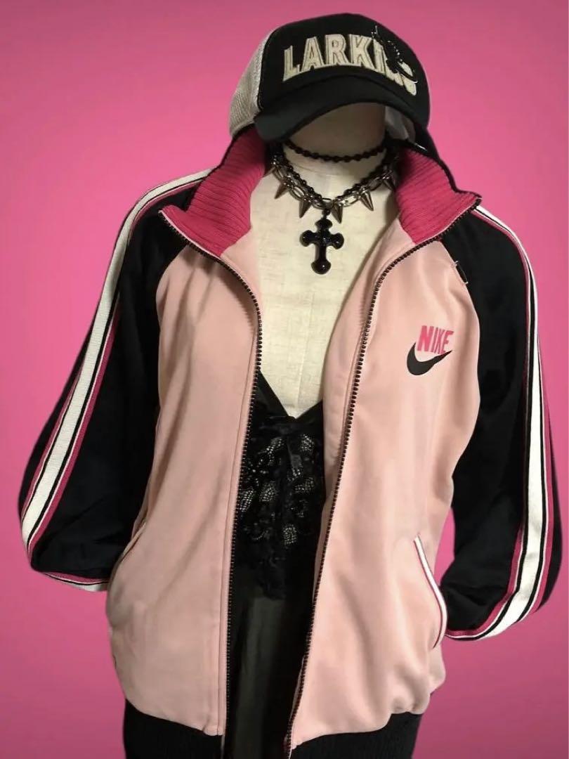 平成ギャルレアNIKEピンク姫トラックジャケットフェアリーグランジロック古着屋 平成ギャルレアNIKEピンク姫トラックジャケットフェアリー