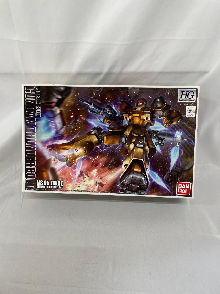 HG MS-05 ZAKU I 機動戦士ガンダム サンダーボルト HGGT 1/144 MS-05 ZAKU I [Gundam Thunderbolt Ver.]: Box Art