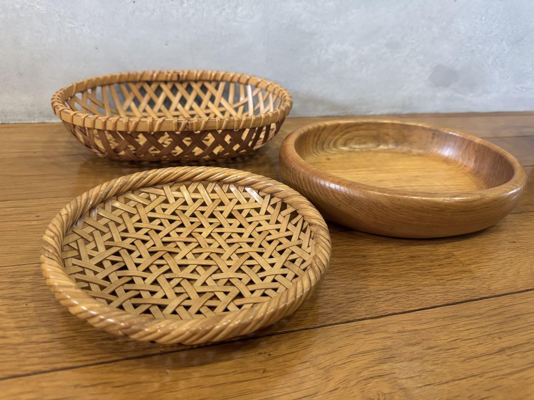 別府かご　玉の湯　３個セット 別府かご 玉の湯 3個セット （別府 竹製品 八ツ目整理カゴ