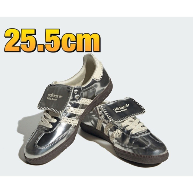 25.5cm】WALES BONNER × ADIDAS SAMBA シルバー（ウェールズ