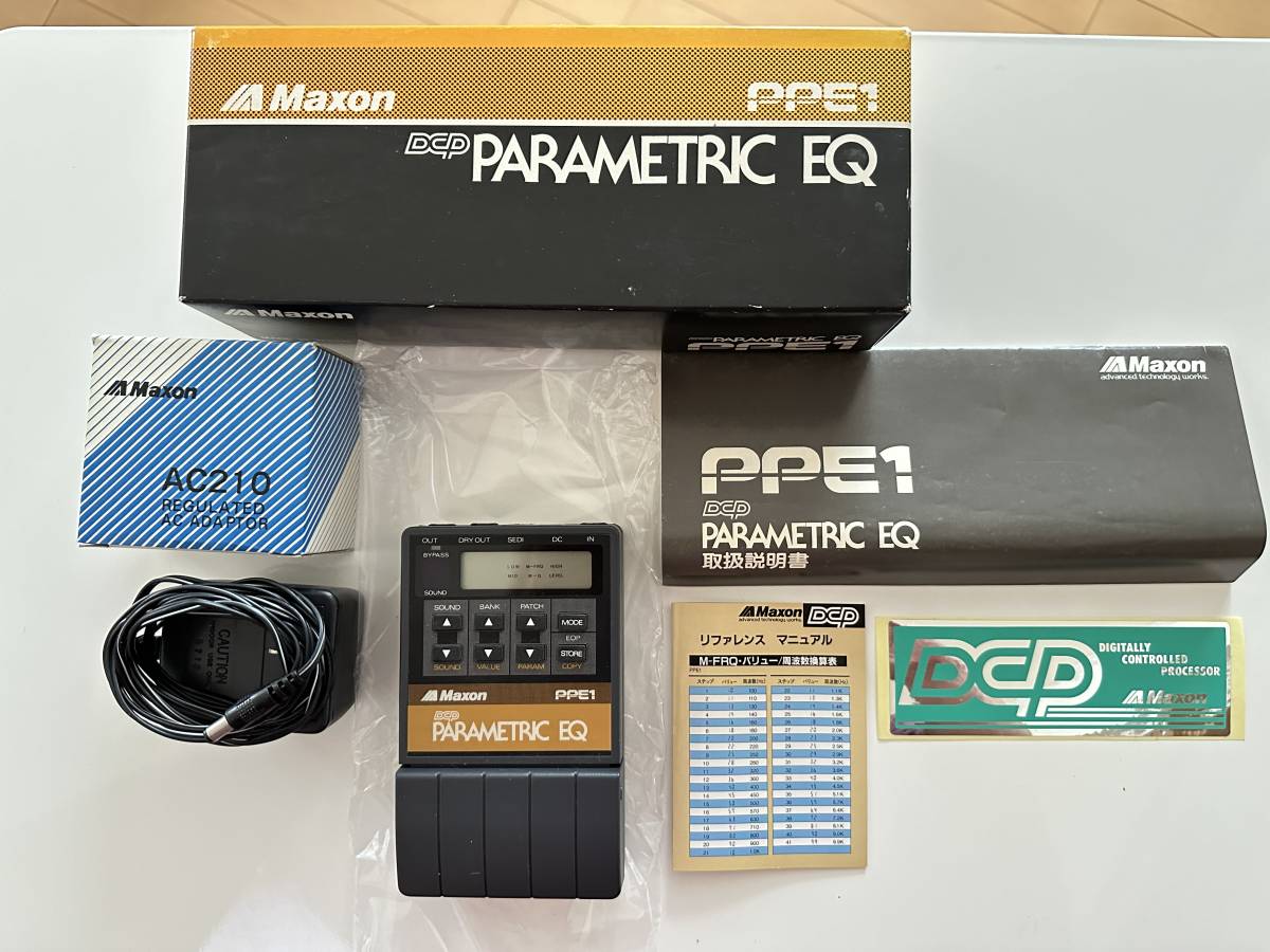 1980年代 ヴィンテージエフェクター Maxon PPE1 パラメトリック
