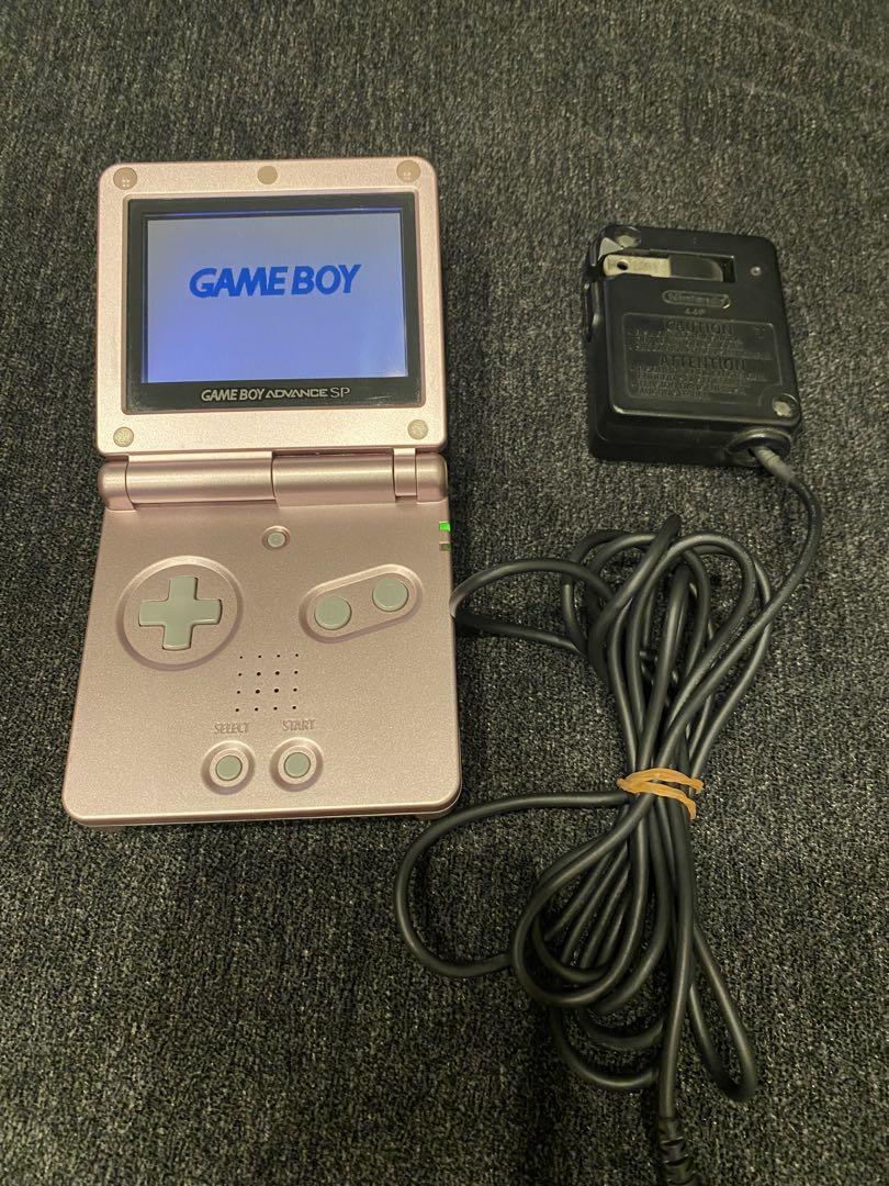 ゲームボーイアドバンスSP ピンク 本体、充電器付き