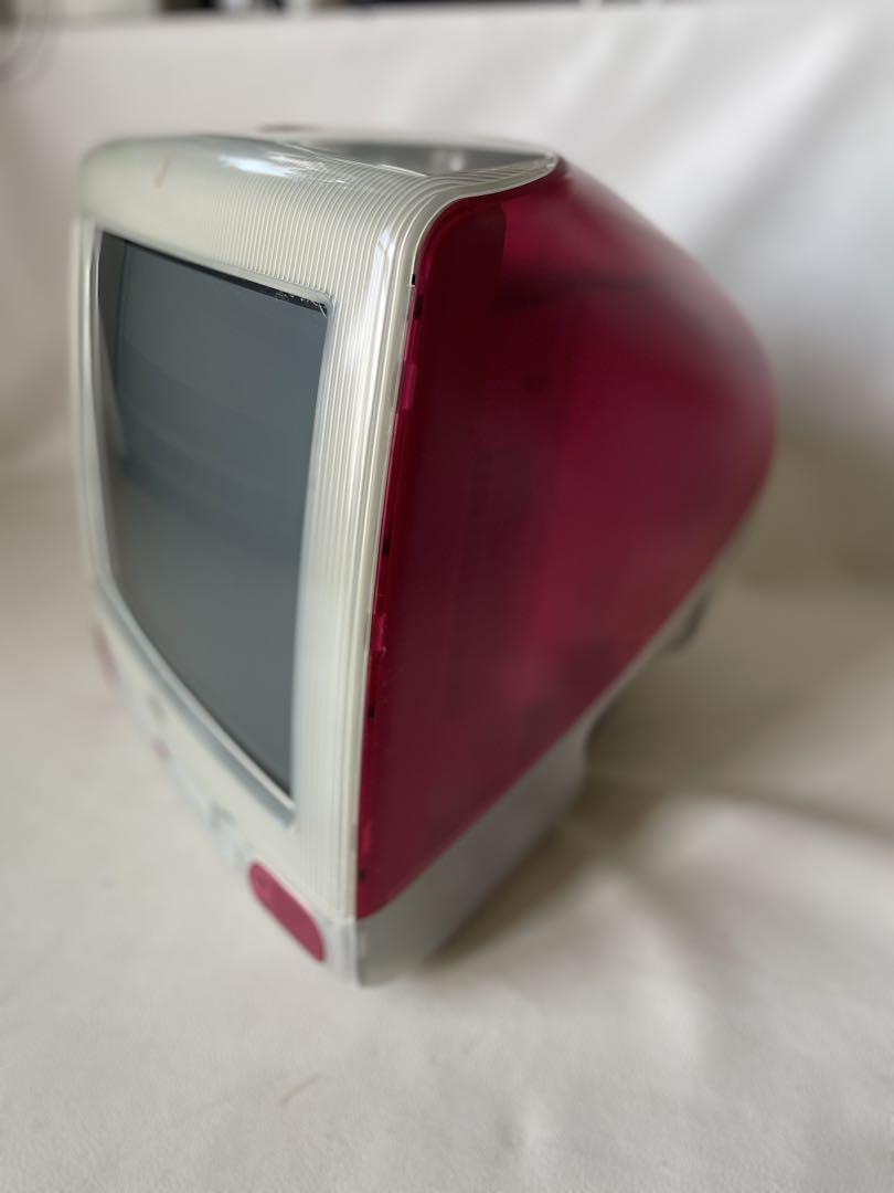 Apple アップル iMac G3 モニター スケルトン レッド 中古品 Apple アップル iMac G3 モニター スケルトン レッド 中古品