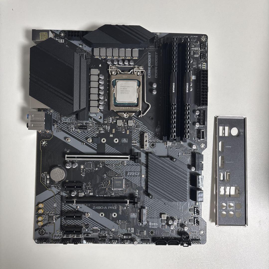 Core i9-10850K + Z490-A PRO + 16GB RAM（INTEL CORE I9 10850K）