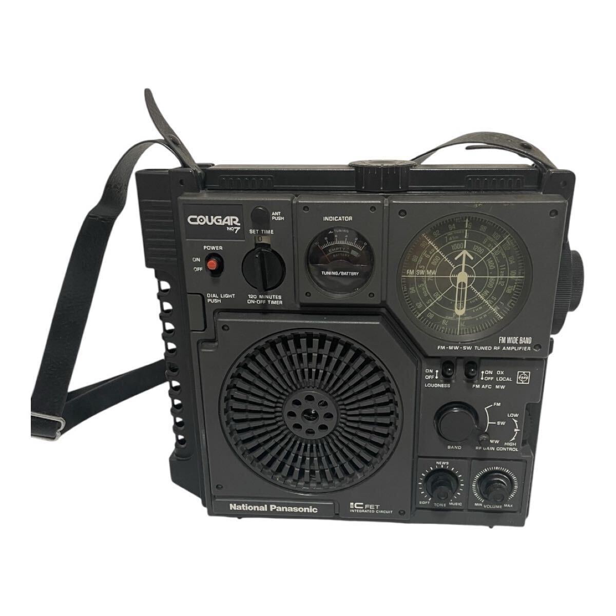 National Panasonic Cougar N7 ポータブルラジオ National Panasonic RF-877 
