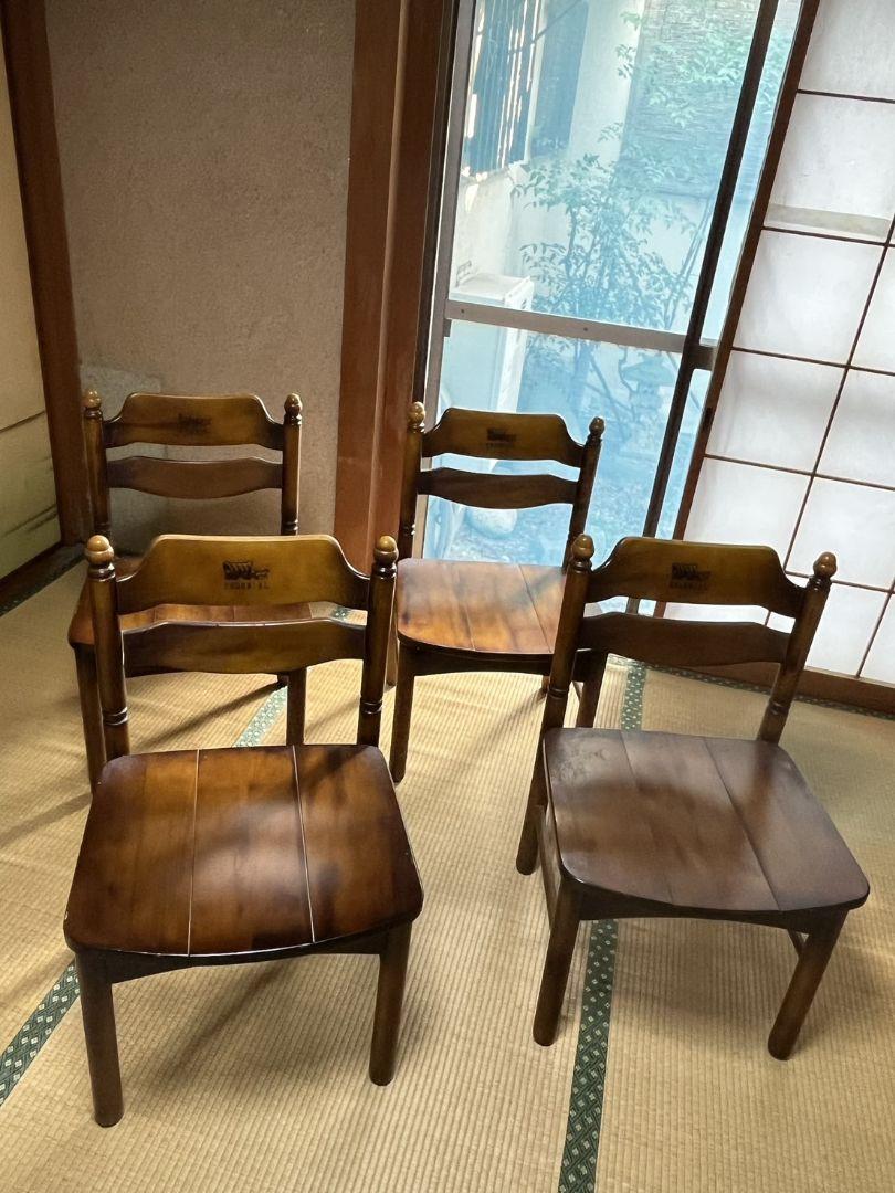 【90年代】 オールドカリモク コロニアル ダイニングチェア 90年代】 オールドカリモク コロニアル ダイニングチェア