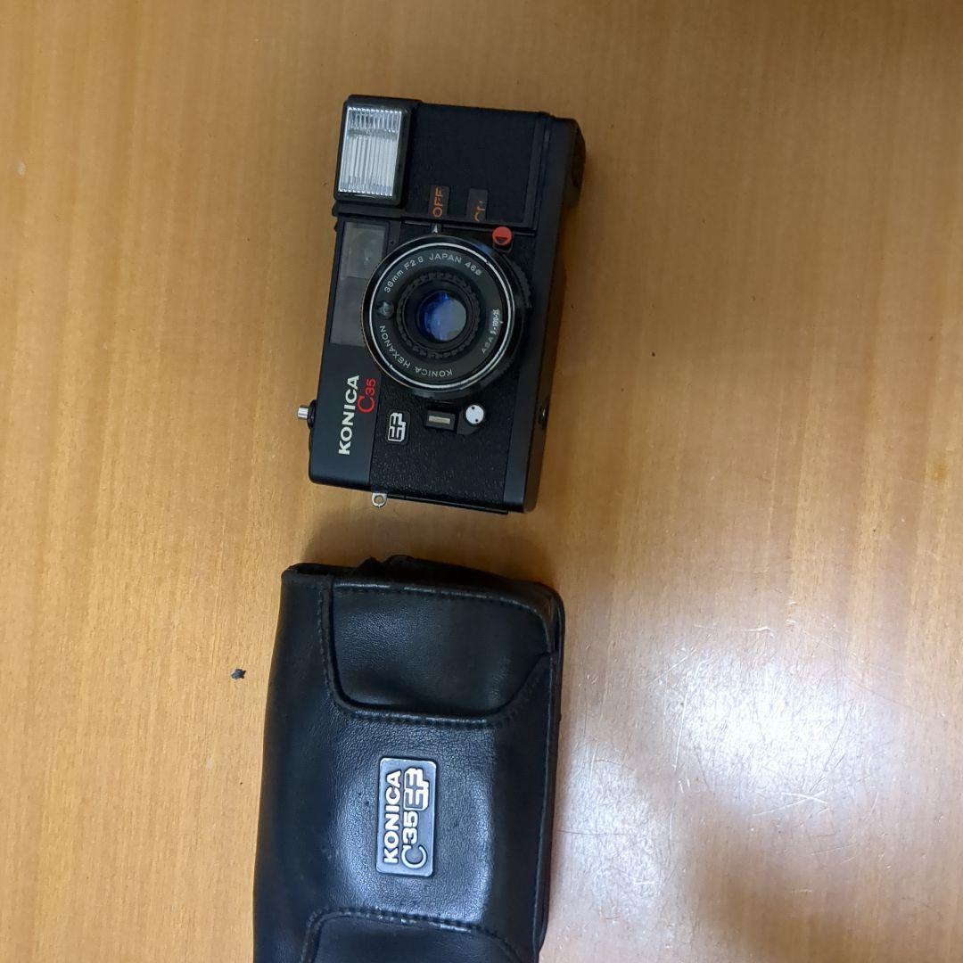 KONICA C35 EF コンパクトフィルムカメラ ケース付き（完動品