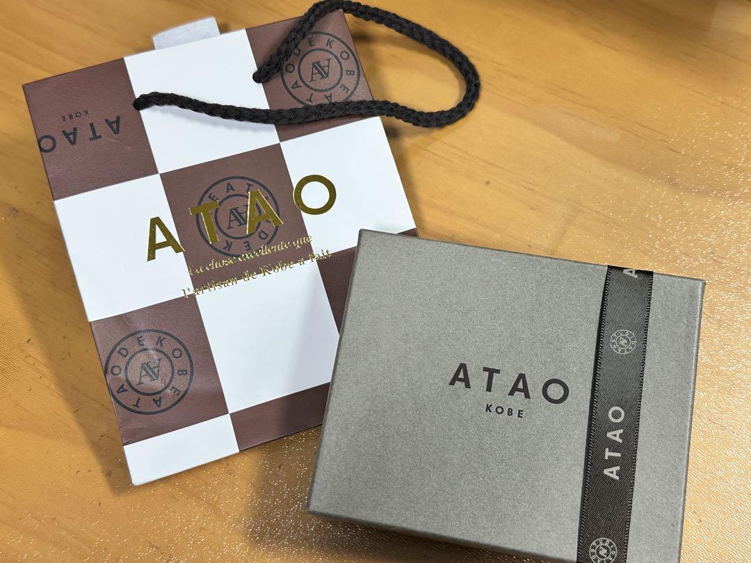 ATAO ミリモ レザーウォレット ネイビー ユニセックス ATAO ミリモ レザーウォレット ネイビー ユニセックス（セットで