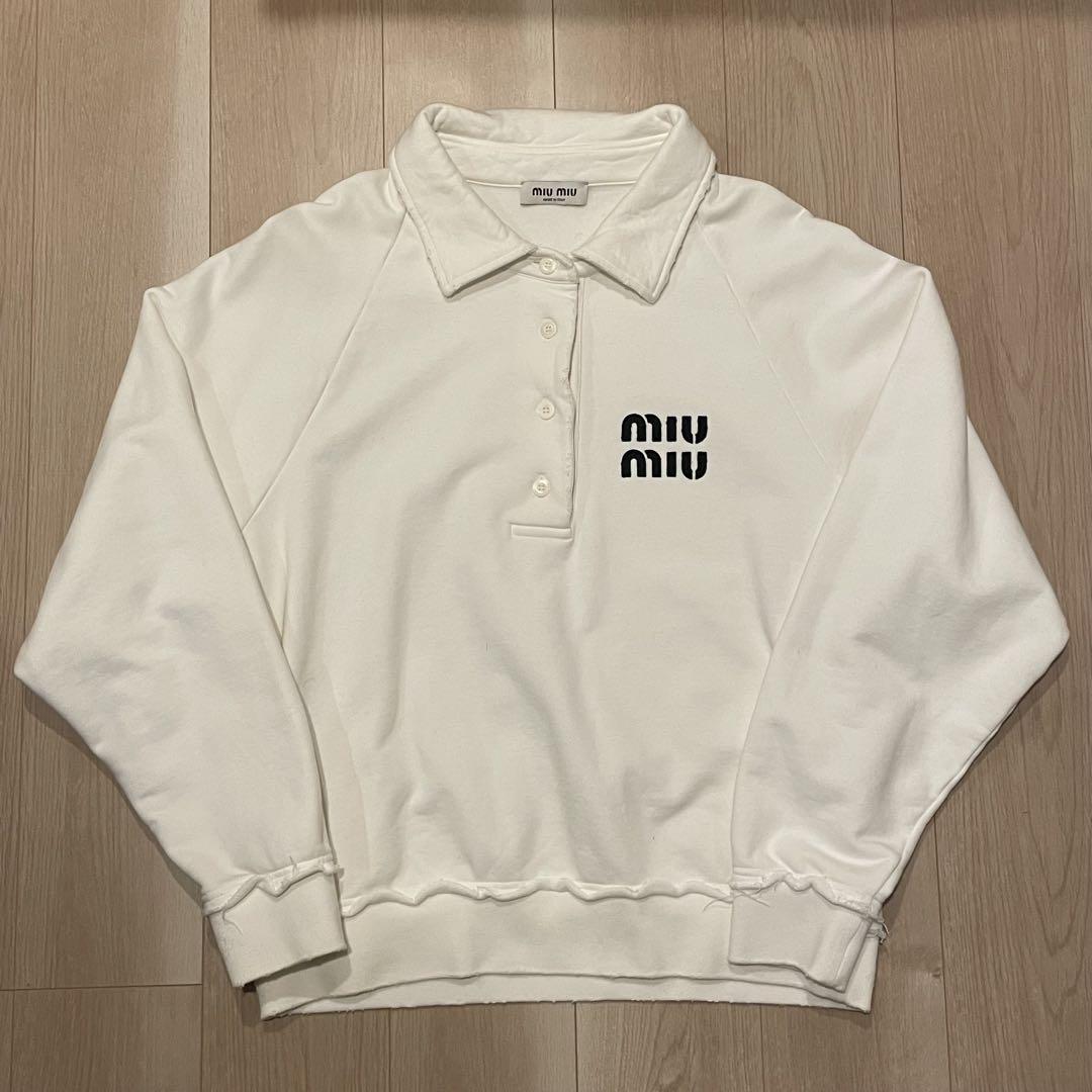MiuMiu ミュウミュウ ジョシュア着 ポロ スウェット