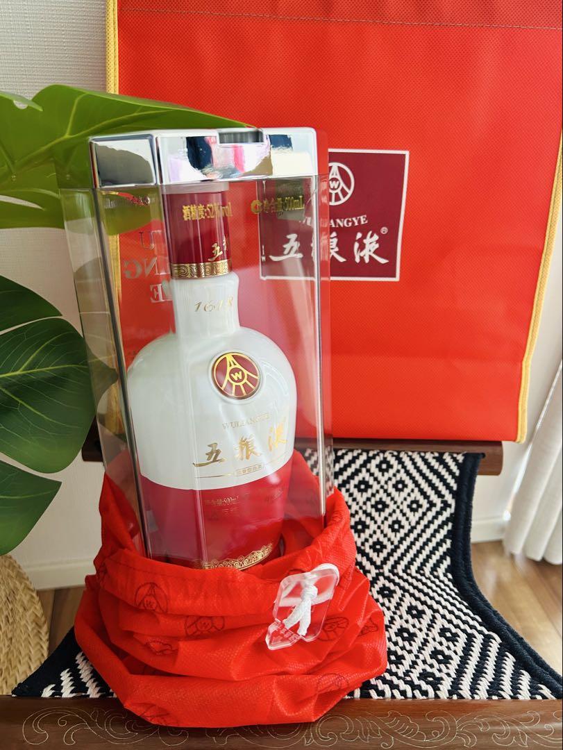中国酒 五粮液 Wu Liang Ye 未開封 1618 白陶器500ml（五粮液