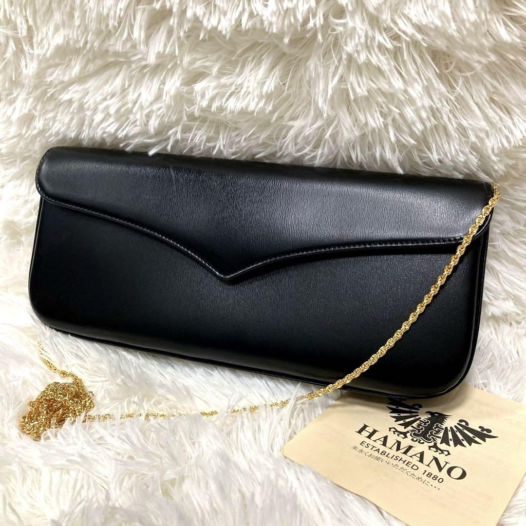 美品】現行品 濱野 HAMANO フォーマルバッグ パーティバッグ クラッチ 美品】現行品 濱野 HAMANO フォーマルバッグ パーティバッグ