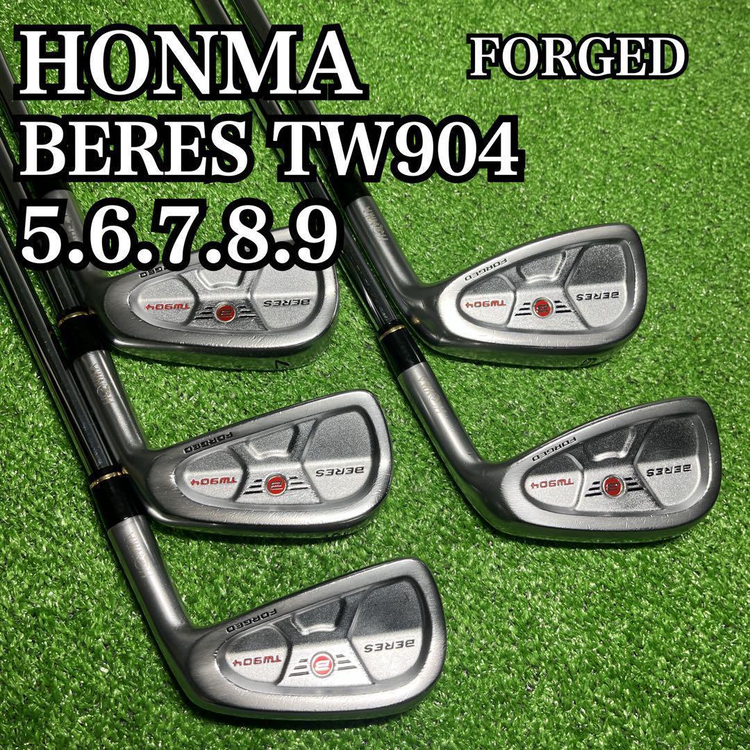 D5 HONMA ホンマ ベレス TW904 アイアン 5本 S-200 右利き
