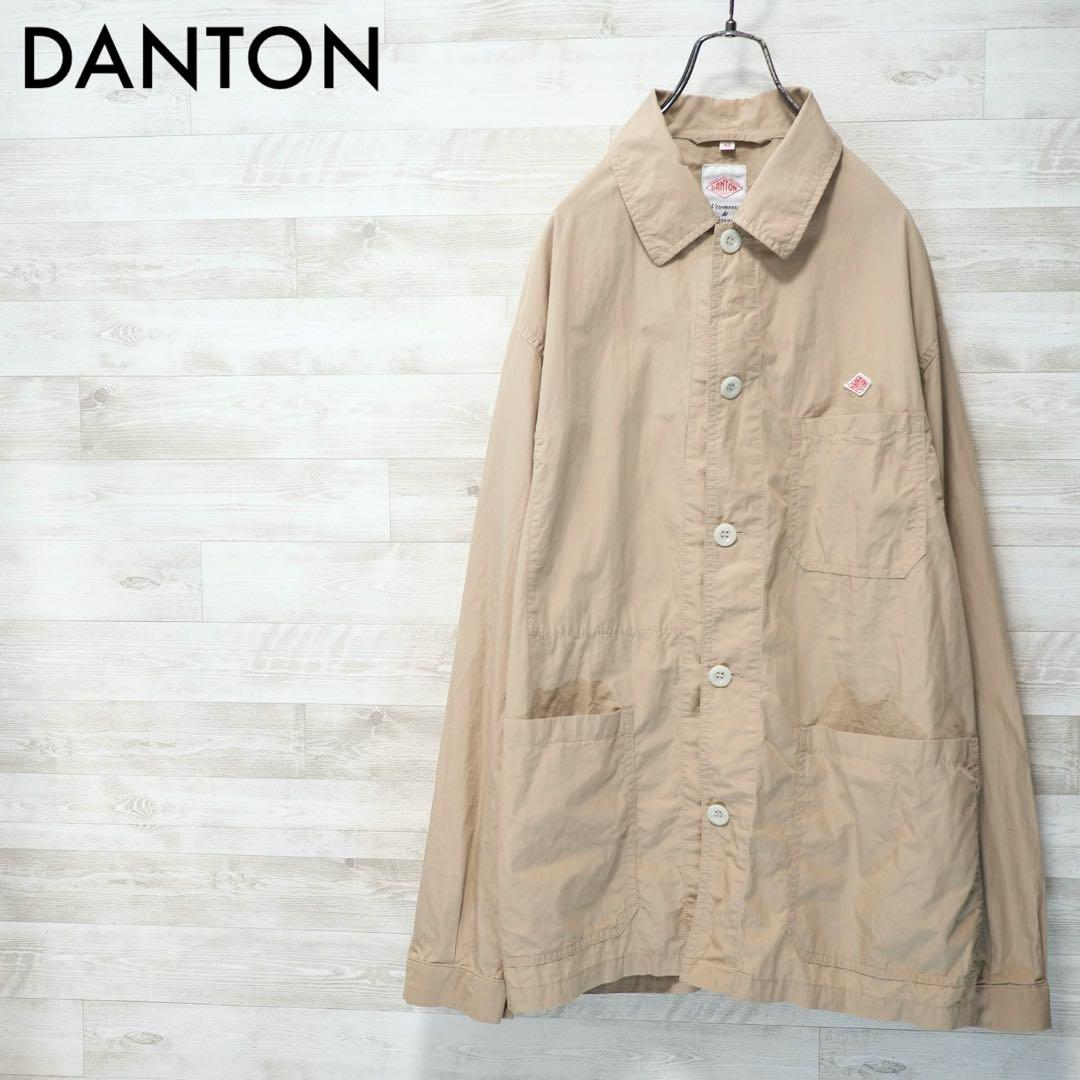 DANTON 20SS コットンポプリン カバーオール-Beige/42 DANTON 20SS コットンポプリン カバーオール-Beige/42（DANTON