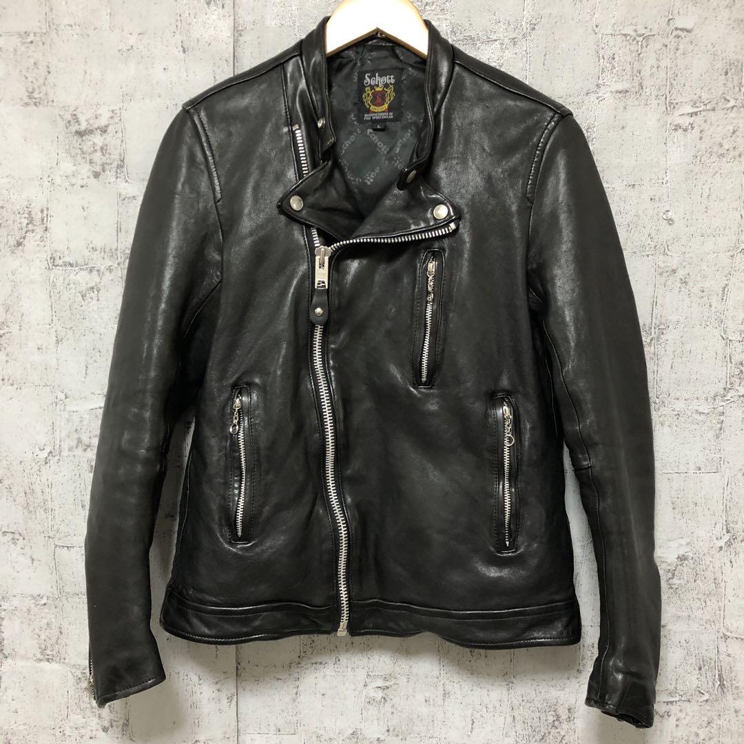 ATTACHMENT×Schott×STUDIOUS セミダブルライダース schott - 【ATTACHMENT】×【schott】＜STUDIOUS限定＞ライダース