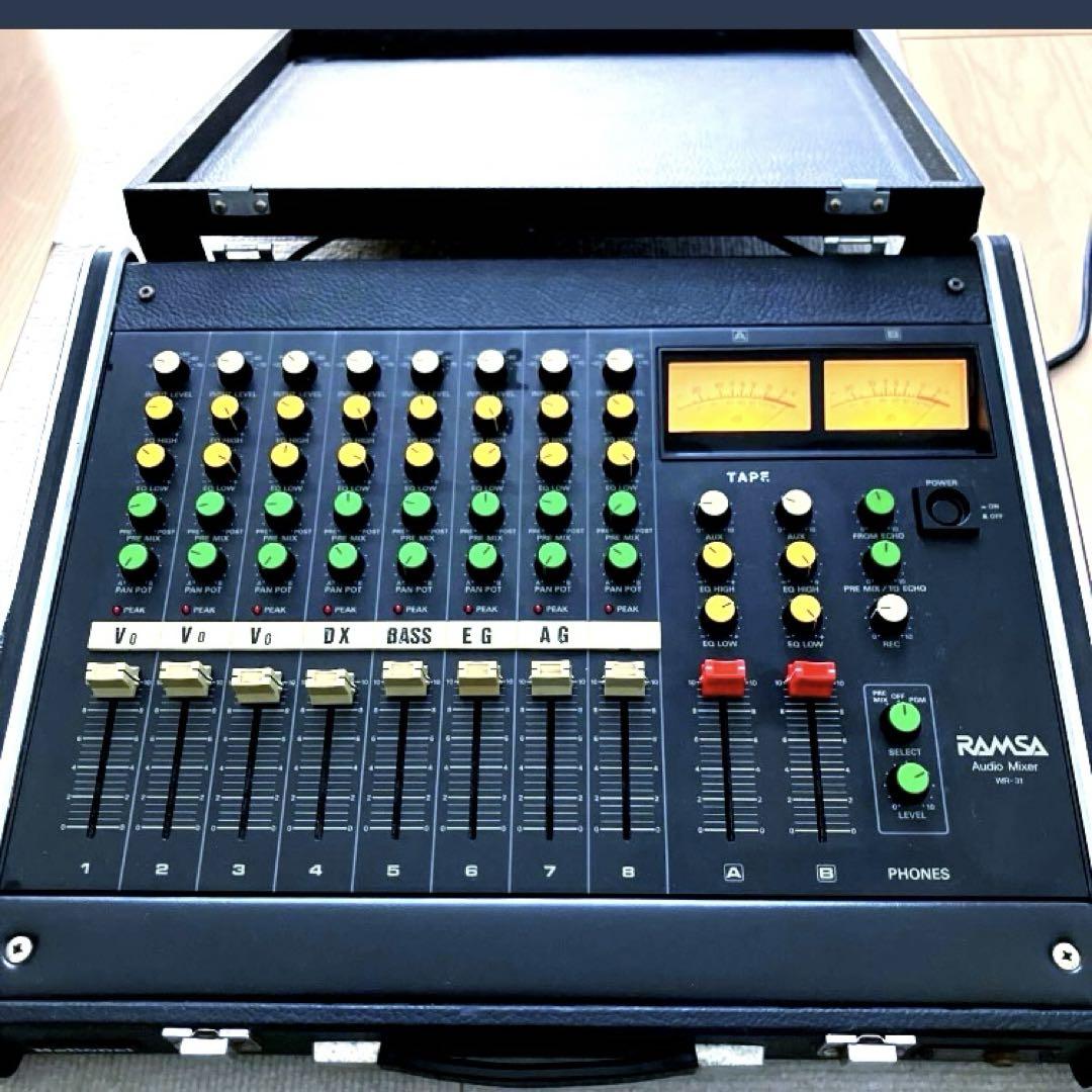 【希少動作品】National RAMSA オーディオミキサー WR-31 希少動作品】National RAMSA オーディオミキサー WR-31