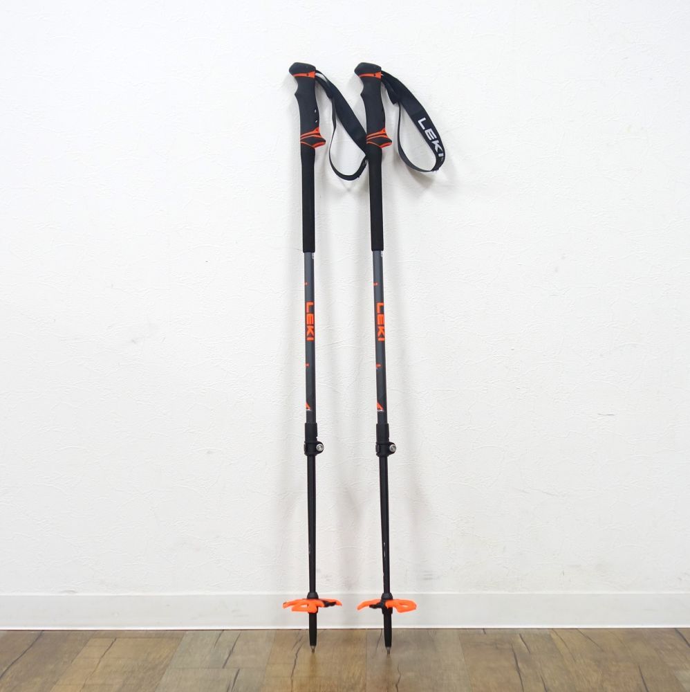 レキ LEKI HELICON LITE スキー ポール ストック ヘリコン ライト 110～145cm バックカントリー アウトドア LEKI スキーポール HELICON LITE ダークアンスラサイト 110