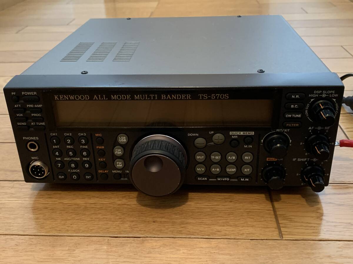 KENWOOD TS-570S 100W 現完動 Kenwood TS-570S 100W機 (動作良好】TS-570S 100w トランシーバー)