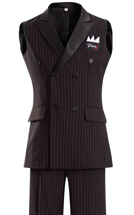 新品　社交ダンス チャコット メンズベスト ブラック オーダーメイド 新品 社交ダンス チャコット メンズベスト ブラック オーダー