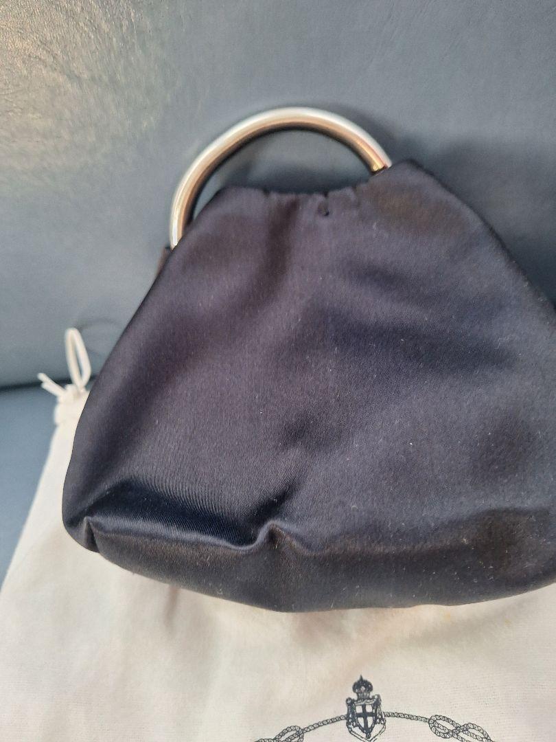 美品 シルクPRADA 黒 リングハンドル パーティーバッグ 三越伊勢丹 | PRADA/プラダ_Women通販 | プラダ ボニー ラージ