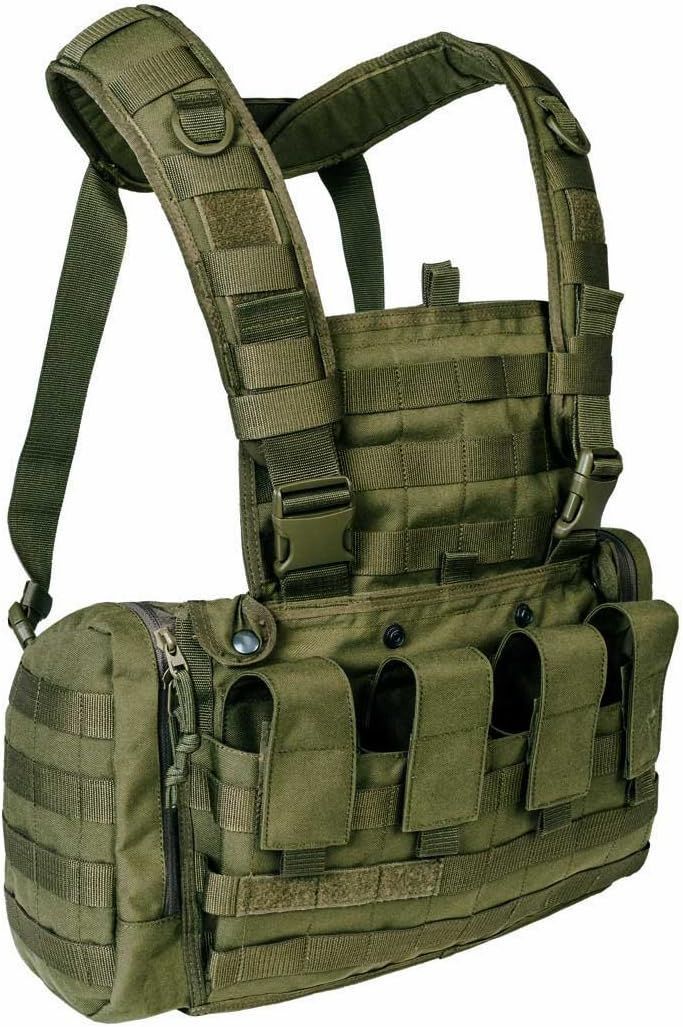 タスマニアンタイガー チェストリグ オリーブドラブ サバイバルゲーム ミリタリー Tasmanian Tiger（タスマニアンタイガー）Chest Rig Mk2 M4