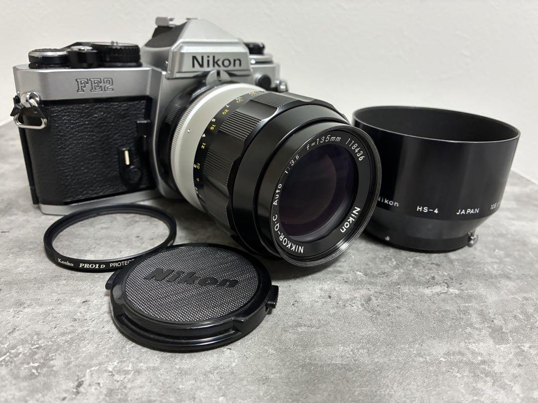 ⭐️美品⭐️動作確認済⭐️Nikon FE2 & NIKKOR 135mm f/3.5 ⭐️美品⭐️動作確認済⭐️Nikon FE2 NIKKOR & 135mm f/3.5