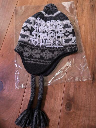 Supreme®/Thrasher® Earflap Beanie Supreme Thrasher Earflap Beanie (FW24) - $44
