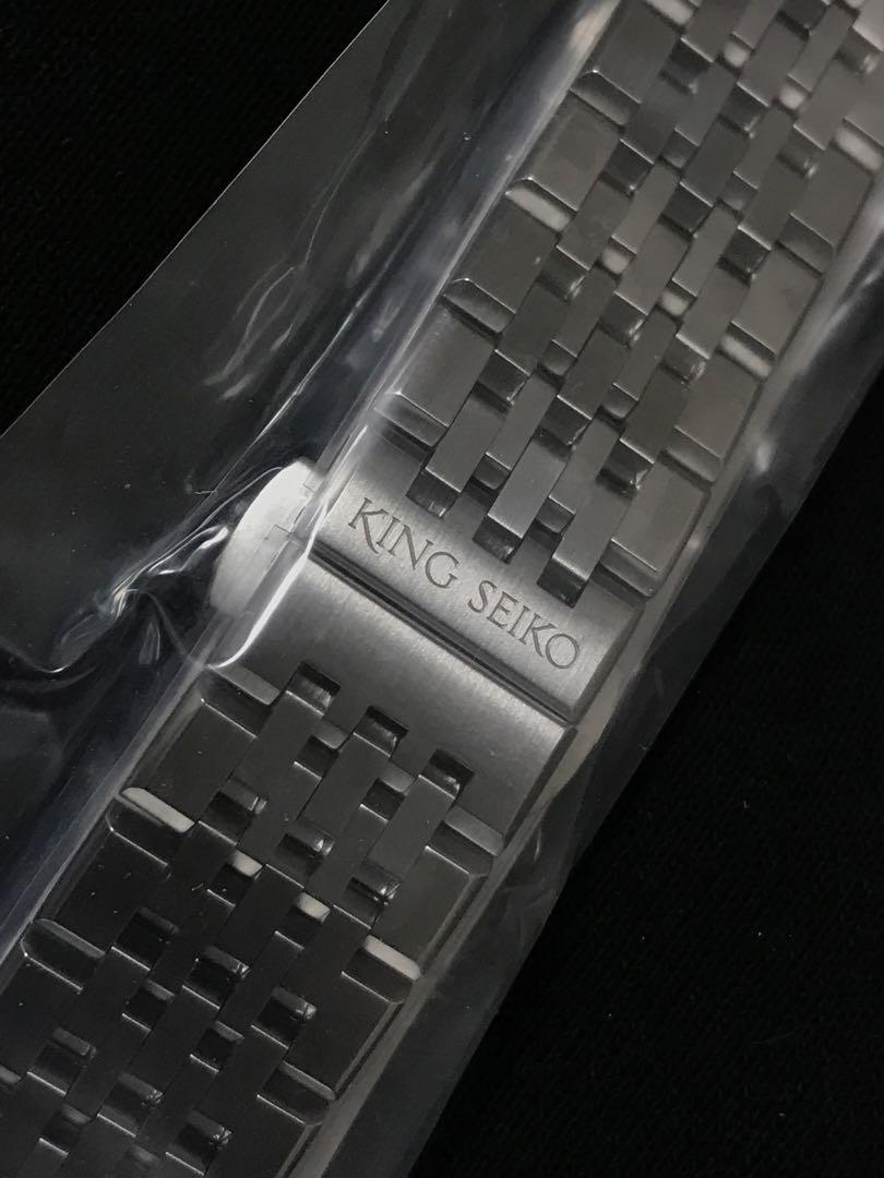 新品未使用　純正SEIKO復刻キングセイコー　ブレスレット　メタルバンド 新品未使用 純正SEIKO復刻キングセイコー ブレスレット メタル