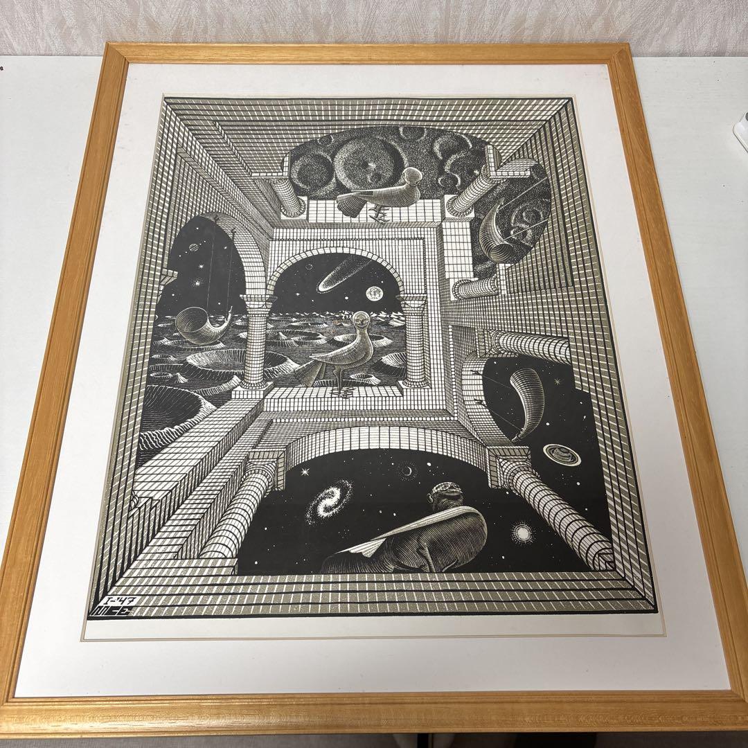 ヴィンテージ M.C. Escher ”もう一つの世界” ポスター