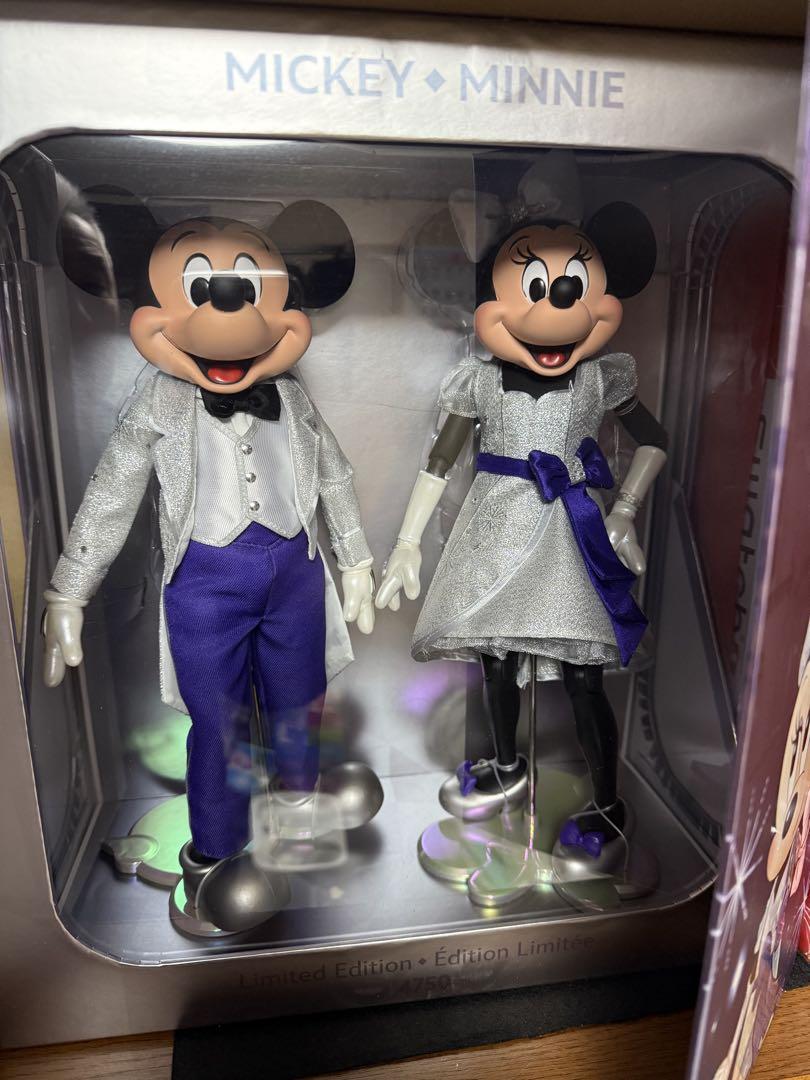ミッキー＆ミニー フィギュア Disney100 バレンタイン ミッキー＆ミニーフィギュア日本発売決定「Disney100 Platinum