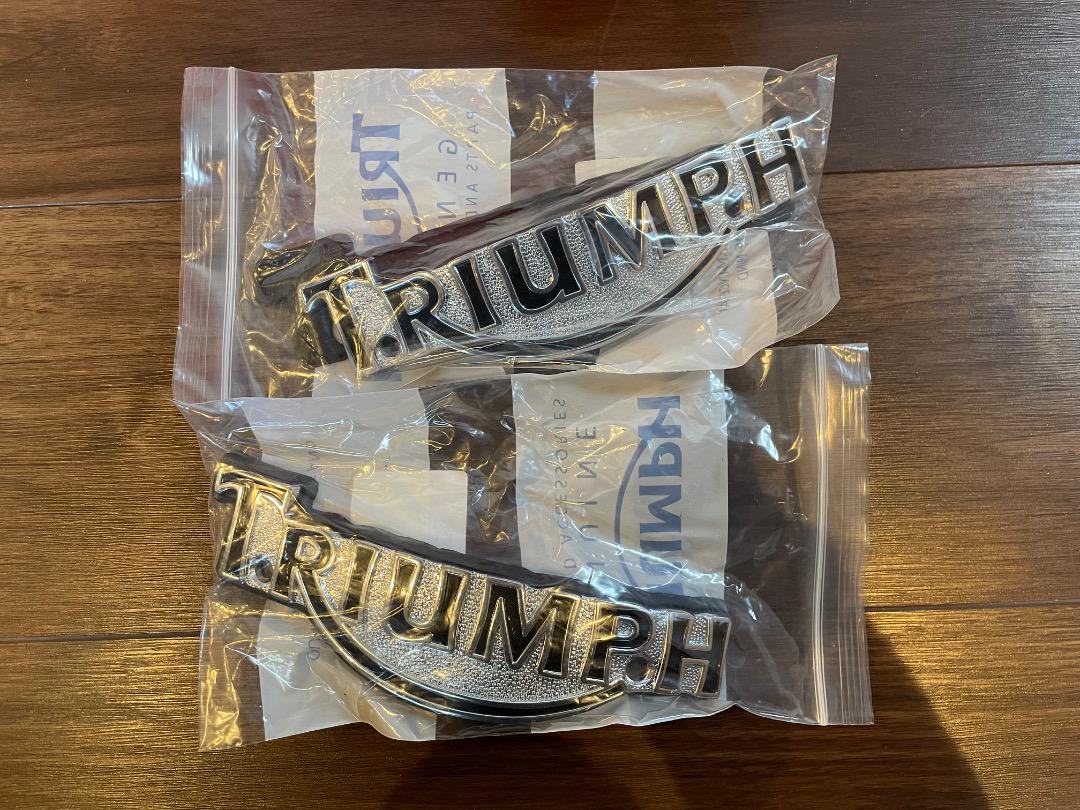 新品 トライアンフ 空冷 ボンネビル タンクエンブレム 楽天市場】TRIUMPH 新品 トライアンフ タンク エンブレム