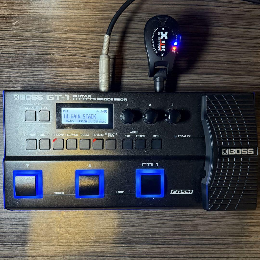 gt-1 boss 専用ケース、箱、取説付 （BOSS GT-1 キャリング