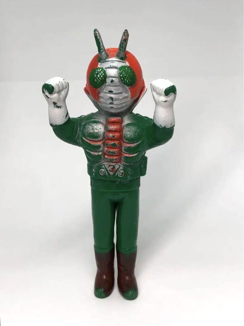 仮面ライダーV3 ポピー　ミニ　旧バンダイ Yahoo!オークション - 旧バンダイ 仮面ライダーV3 ミニ ソフビ