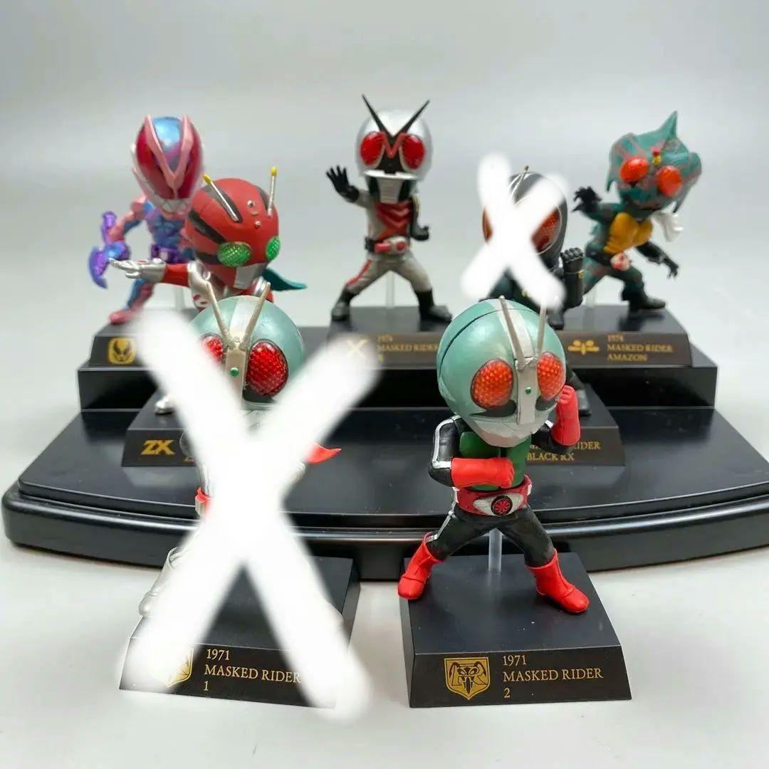 仮面ライダー デフォルメフィギュア 一番くじ 7体セット（一番