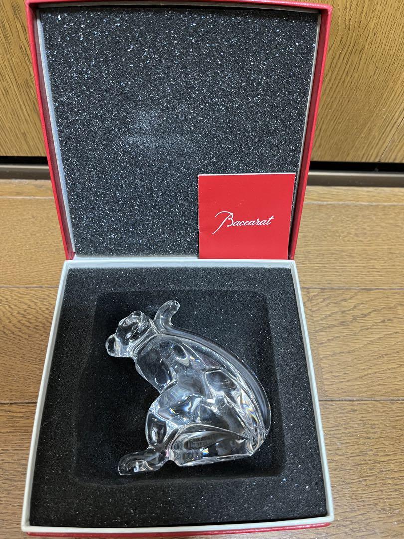 Baccarat クリスタルオサル置物 （Baccarat Crystal (バカラ