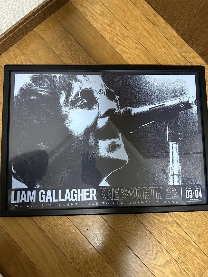 オアシス oasis Liam Gallagher ポスター 2枚セット oasis Liam Gallagher Knebworth ポスター 2枚（B5額装】OASIS