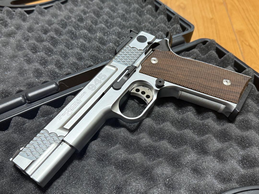 美品 KSC S&W M945 ステンレスシルバーモデル JASG安全基準適合 絶版・美品 KSC S&W M945 コンパクト ABS ステンレスシルバー