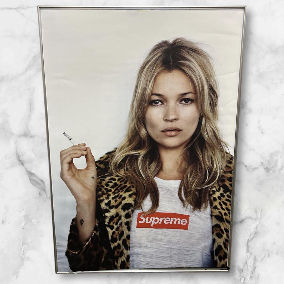 Supreme ケイトモス ポスター BOXLOGO 101×71 額装（Supreme