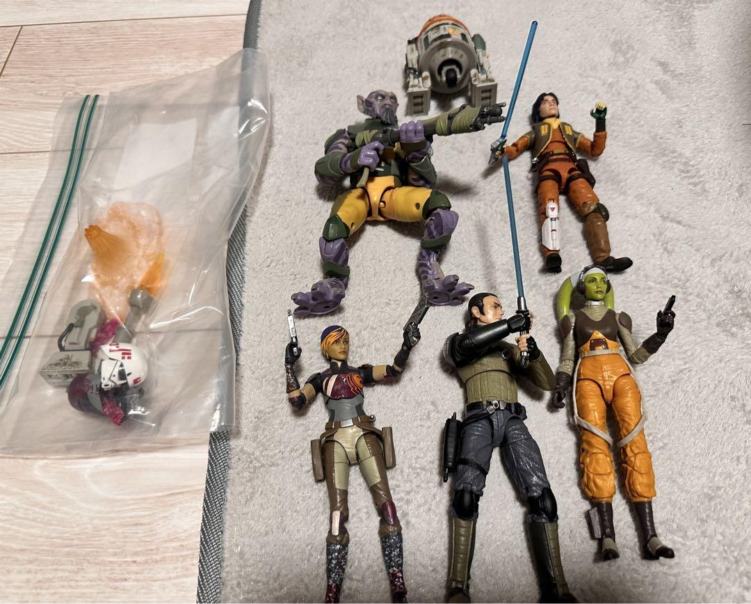 スターウォーズ ブラックシリーズ 反乱者たち6体セット スターウォーズ ブラックシリーズ 反乱者たち6体セット （スター