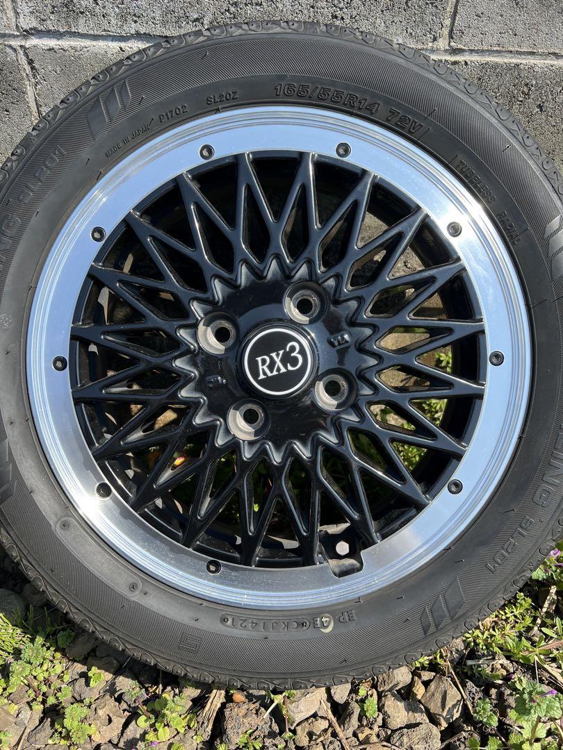 軽自動車 エブリィ フェニーチェ RX3 14インチ ホイールセット タイヤ付き 軽自動車 エブリィ フェニーチェ RX3 14インチ ホイールセット