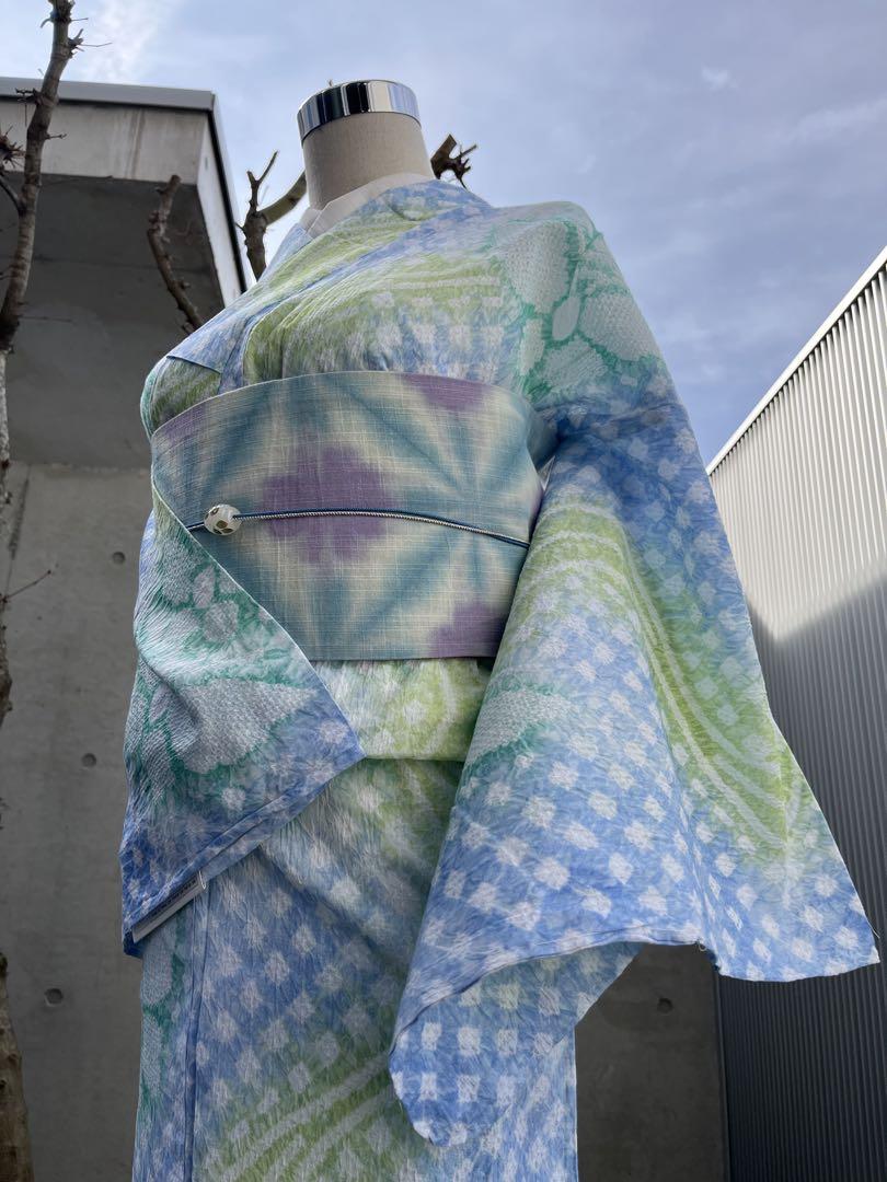 有松絞り浴衣 新品 仕立て上りhanashibori（公式通販】週末