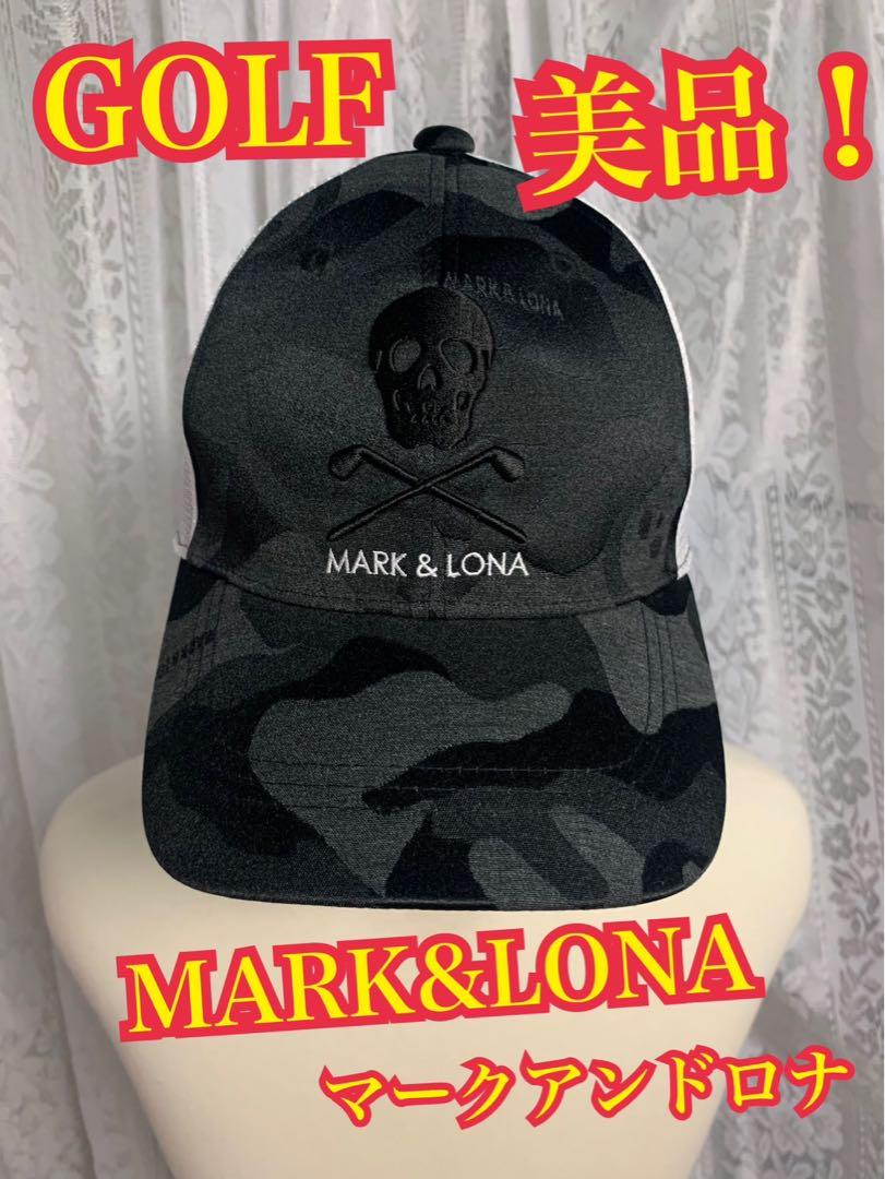 美品！MARK&LONA GOLF ゴルフキャップ　カモフラ　日本製　FREE 美品！MARK&LONA GOLF ゴルフキャップ カモフラ 日本製 FREE